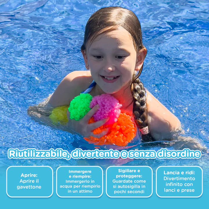 Nutra Game Palline di Spugna Riutilizzabili (Acquista 10, ricevi 30 in omaggio)